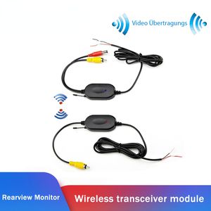 2.4 Ghz Draadloze Achteruitrijcamera RCA Video Zender Ontvanger Voor Auto Achteruitkijkspiegel Monitor Draadloze Transceiver Module