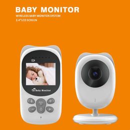 Moniteur numérique sans fil pour bébé, écran de 2.4 pouces, moniteur de sécurité pour bébé, interphone bidirectionnel, détection de la température ambiante