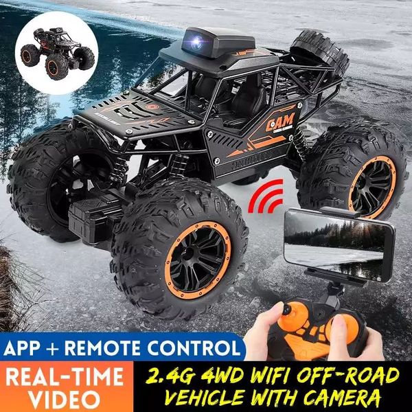 2,4 g de voiture RC 4WD avec wifi fpv hd caméra tout-terrain à distance à distance de télécommande de dérive