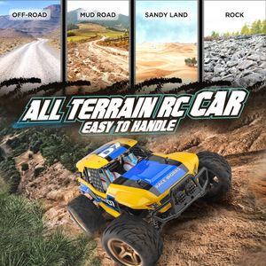 2.4G 4WD USB Buggy Crawler Auto 550 Motor 45km / H Hoge snelheid Off-Road All Terrain Rock Klim Voertuig Toy Boy