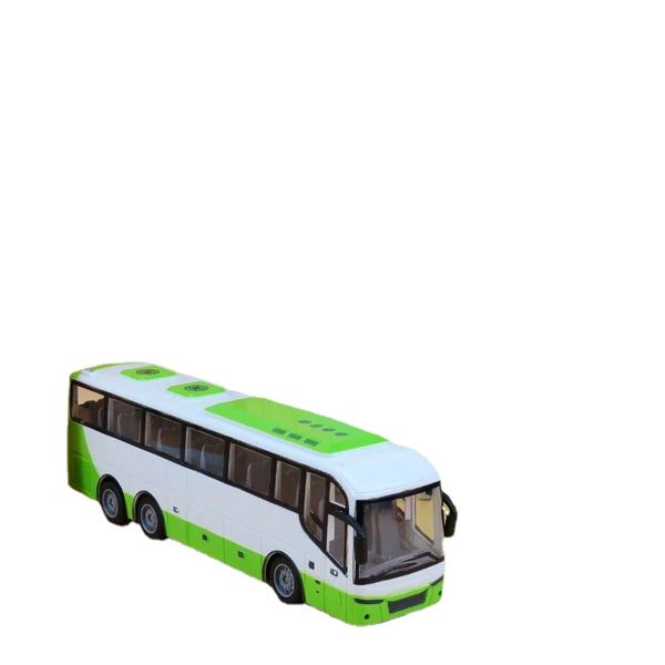 2,4G Baby Light Travel RC Bus autobús escolar eléctrico vehículo de juguete miniatura de dos pisos autobús coche simulación regalos Juguetes