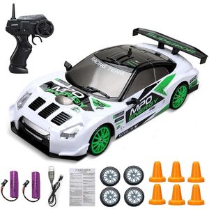 2.4G hoge snelheid drift Rc auto 4WD speelgoed afstandsbediening AE86 model GTR auto RC racing speelgoed kinderen kerstcadeau 240221