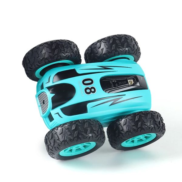 2.4G mini RC CAR ALTA ALTA VELIDAD Drift Drift Drift Camión volcada Bomba de luz Light Bomba 4WD Jump Juques Juguetes para niños