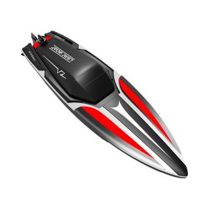 2.4G RC Speedboat LSRC-B6 Modelo Electric Dual Motor de alta velocidad Radio Remoto Control remoto Simulación de botes para niños