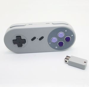 2.4G Wireless Button Style Gaming Controller voor SNES Mini Super Nes Classic Edition Gamepad DHL FEDEX EMS GRATIS schip