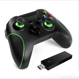2 4G Contrôleur de jeu sans fil pour Xbox ONE Bluetooth Gamepad Joystick Computer PC Joypad Pour Steam Console Avec Retail Package225R