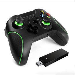 Controlador de juegos inalámbrico 2 4G para Xbox ONE Bluetooth Gamepad Joystick Computadora PC Joypad para consola de vapor con paquete minorista224m