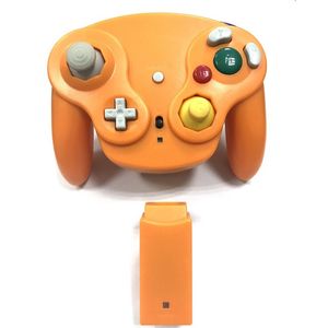 Manette de manette de jeu sans fil 2.4G pour Nintendo GameCube pour NGC Wii avec emballage de vente au détail 6 couleurs en stock DHL