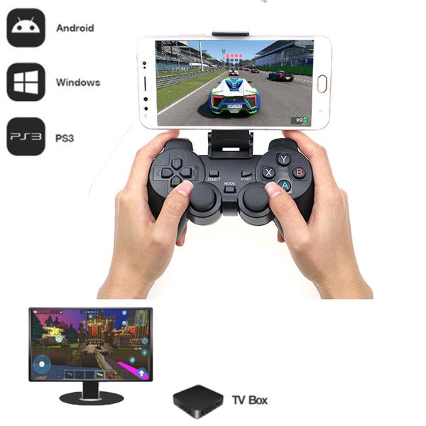 Manette de jeu sans fil 2.4G pour PS3 Android téléphone TV Box PC Joystick pour Xiaomi OTG téléphones intelligents contrôleur de jeu télécommande Joypad