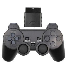 2.4G Wireless Gamepad Handvat voor PlayStation 2 PS2 Game Controller Dual Trilling Draadloze Joypad Joystick Fedex DHL UPS gratis schip