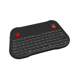 Clavier sans fil 2.4 ghz T18 +, avec pavé tactile, molette de souris, télécommande portable rétroéclairée, pour Android TV Box, ordinateur portable, mini PC