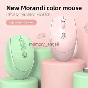 Souris de jeu sans fil 2.4G, batterie USB, Macaron multicolore, souris sans fil, silencieuse, ergonomique, rétroéclairée, pour ordinateur portable HKD2308251.