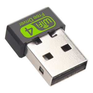 Los mini adaptadores de red inalámbricos USB de 2,4 GHZ y 150 M admiten interfaz de computadora USB2.0/3.0