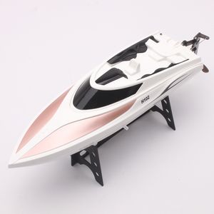 2.4GHz 26km / h RC Bateau de course électrique Haute vitesse 180 degrés Retournement Enfants Jouet Alarme de batterie faible avertit le bateau RC presque hors tension