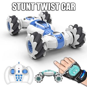 2,4 GHz winkelwagen S-012 Rc stunt auto afstandsbediening horloge gebaar sensor afneembare speelgoedauto kinderverjaardagscadeau 240221