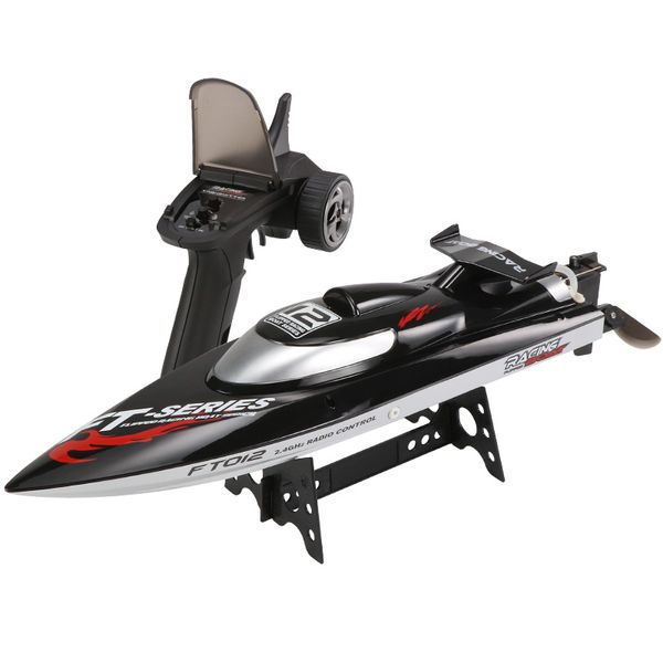 2.4 GHZ RC bateau 4CH Circulation de l'eau refroidissement haute vitesse course RC bateau moteur sans brosse 45 KM/H automatiquement correct