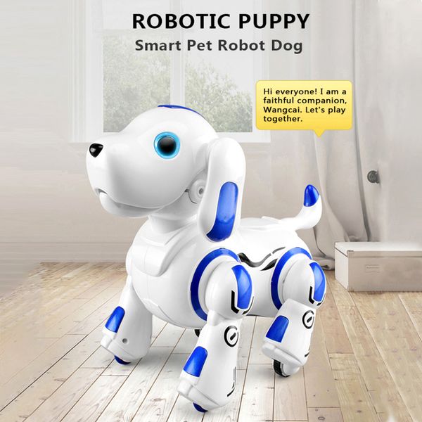 2,4 GHz RC Perro Robot cachorro inteligente interactivo cantando baile programable Control remoto juguetes niños regalo de cumpleaños