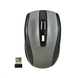 Souris optique sans fil USB 2,4 GHz Souris récepteur USB Smart Sleep Souris à économie d'énergie pour ordinateur Tablet PC Ordinateur portable de bureau avec boîte blanche