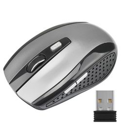 Ratón óptico inalámbrico USB de 2,4 GHz, receptor USB, ratón inteligente para dormir, ahorro de energía, para ordenador, tableta, PC, portátil, escritorio 5450685