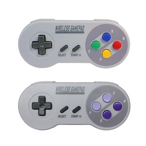 2in1 2.4GHz Wireless Gamepad Joystick Controlador de juego USB para Super NES SNES Classic Edition Mini Joypad para PC DHL FEDEX UPS ENVÍO GRATIS