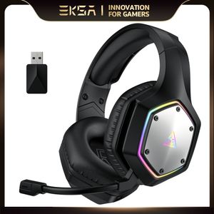 2,4 GHz draadloze hoofdtelefoon E1000 WT 7.1 Surround Wired Gaming Headset Gamer met ENC MIC Lage latentie voor PC/PS4/PS5/Xbox