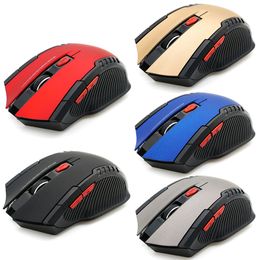 Souris de jeu USB sans fil 2.4Ghz avec 6 boutons souris d'ordinateur optique Durable 113 souris ergonomiques pour ordinateur portable pour PC Gamer