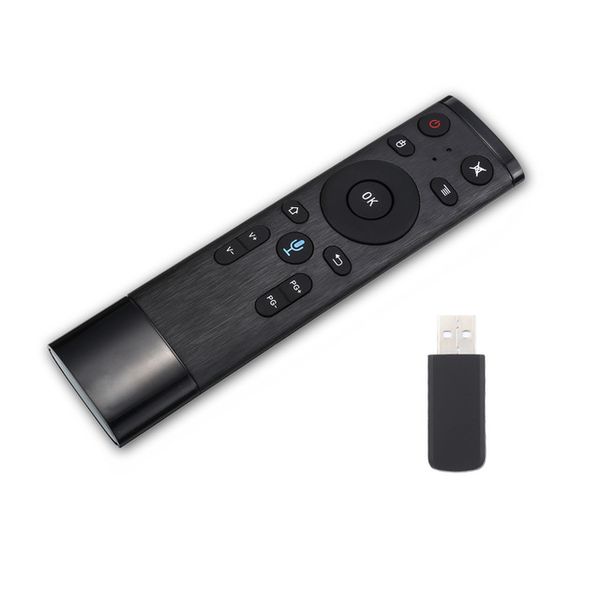 Contrôleur vocal sans fil 2,4 GHz Gyro Air Mouse Q5 avec microphone Gyroscope 3 axes Télécommande pour Android TV Box mini PC Projecteur