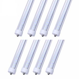  Tubo de luz LED de 2,4 M, lámpara de tubo de 8 pies y 45 W,  luces de tubo LED de 5000 K, lámpara de repuesto de LED FA8 de 8 pies,  bombilla fluorescente