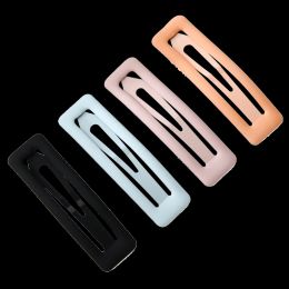 2/4 -pk vaste mat gemroeven BB -haarclips voor grirls dames kapsels metalen haar barettes haarspeld kappers stying accessoires