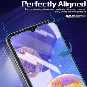 Verre trempée de 2/4pcs pour Samsung Galaxy M32 M32-5G Film de verre de protecteur d'écran