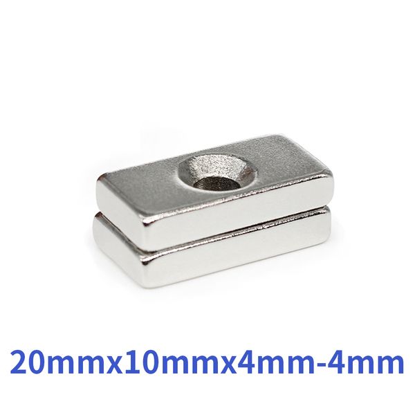 2/5/10/20/50pcs 20x10x4-4 mm Cuarterón NEODYMIO Magnet Magnet 4MM 20X10X4-4 BLOQUE