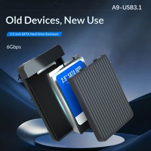 2.5 HDD Case SSD SATA à USB 3.1 3.0 Adaptateur Case 6 Go