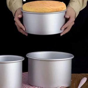 2-5 inch Aluminium Ronde Cake Bakvormen effen bodem Chiffon Cake sterven voor aluminium DIY Thuis bakken cakevorm pan cake tin