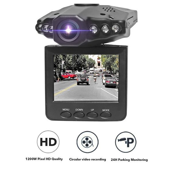 Caméra de voiture 2.4 pouces, tableau de bord, tête d'avion, enregistreur de conduite, Mini Dvr HD, caméra d'enregistrement vidéo en boucle