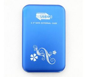 Caja externa HDD de 2,5 pulgadas Unidad de disco duro USB 3.0 Caja de almacenamiento externo SATA Aluminio con paquete minorista