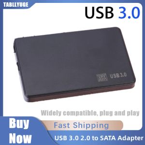 HDD SSD HDD 2,5 pouces USB 3.0 2.0 à SATA Adaptateur gratuit 5 6Gbps Boîte à disque dure pour le disque de disque dur de 2 To pour Windows Mac OS