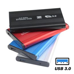 2,5 inch USB 3.0 HDD Case Drive SATA Externe opslagbehuizing Harde schijf Aluminium met zakken of doos