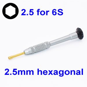 2.5mm Hexagon Hex Socket Schroevendraaier voor iPhone 6S Logic Board Moederbord Hex Schroef Open Reparatie Tools 100 stks/partij