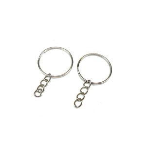 2.5 cm Sleutelringen Hanger Opknoping Accessoires voor Sieraden Maken DIY Sleutelhangers