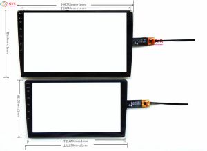 2.5D 9 pulgadas de 10.2 pulgadas de pantalla táctil para RS-8577-V0 FPC XDX FD101GS0035A-FPC-V02 PIEZAS DE PANEL TOJO Sensor Digitizador de vidrio GPS