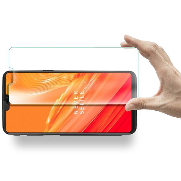 Película de pantalla de cristal templado 2.5D Arc Edge 9H para OnePlus 6