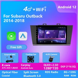 2.5D Ips écran Android lecteur de voiture vidéo Dvr Navigation écran tactile autoradio pour SUBARU OUTBACK 2014-2018