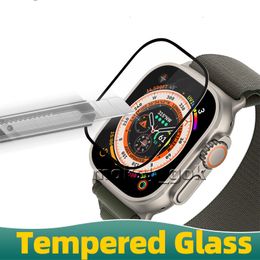2.5D Tempered Glass Screen Protector voor Apple Watch Ultra 49mm HD -film voor IWatch
