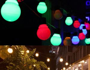 2.5M-15M LED Chaîne Fée Lumière Globe Festoon Ampoule Noël Halloween Fête De Mariage Jardin En Plein Air Guirlande Décoration Lampe Guirlande Lumineuse