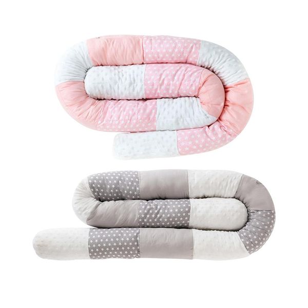 2.5M pare-chocs serpent sûr Anti-collision berceau pare-chocs lit Long oreiller pour bébé literie fournitures berceau bébé chambre décor