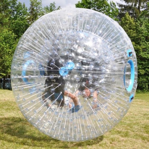 Playhouse – boule de Hamster gonflable personnalisée à l'eau de 2.5M, taille humaine, pour piste de colline, boule d'herbe en PVC de bonne qualité, location de neige