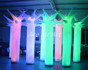 2.5 m H Led arbre modèle belle avenue d'éclairage debout baobab gonflable/grand arbre artificiel pour les décorations aux états-unis