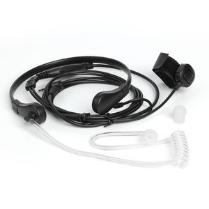 2.5mm Headset Throat Microphone Mic Earpiece PTT Covert Acoustic Tube for Motorola Talkabout T270 T6200 T9680 Radio Accessories
