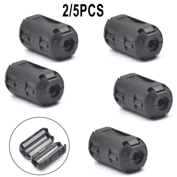 2/5pcs TDK Clip-On Ferrite Core Supresor de ruido de núcleo para EMI RFI Clip Anti-Jamming Componentes activos Filtros 12 x 25 mm