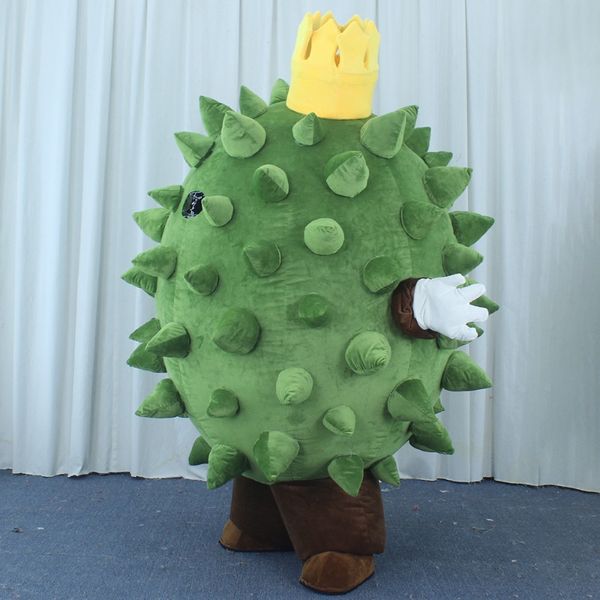 Disfraz inflable de frutas Durian de 2,6 m, traje de felpa, mascota, Carnaval, Halloween, traje de piel, disfraz de mascota para adulto